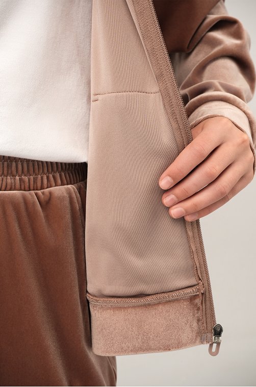 Велюровый костюм для девочки Happyfox