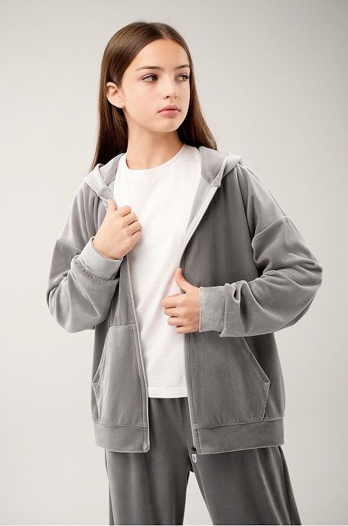 Велюровый костюм для девочки Happyfox