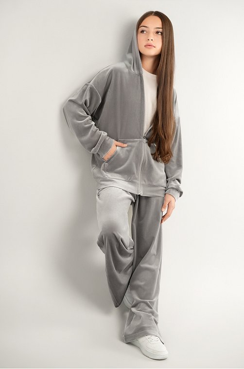 Велюровый костюм для девочки Happyfox