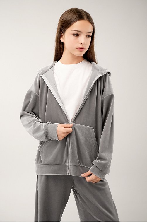 Велюровый костюм для девочки Happyfox