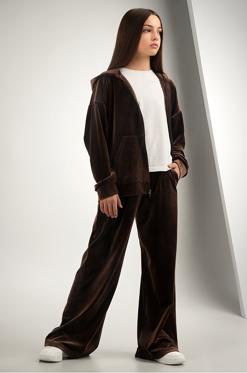 Велюровый костюм для девочки Happyfox