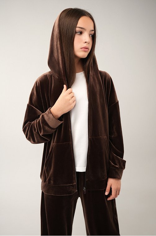 Велюровый костюм для девочки Happyfox