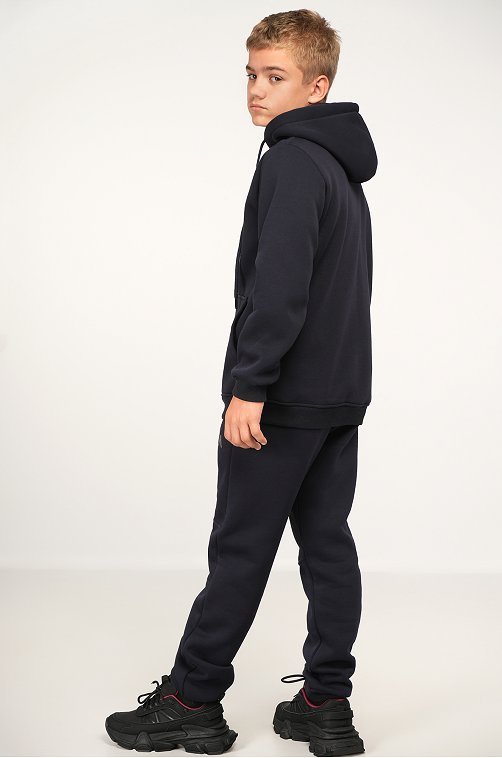 Теплый детский костюм из футера трехнитки с начесом Happyfox