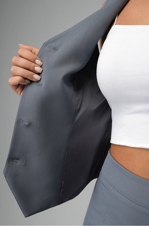 Женский костюм с жилетом и юбкой Happyfox