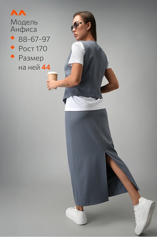 Женский костюм с жилетом и юбкой Happyfox