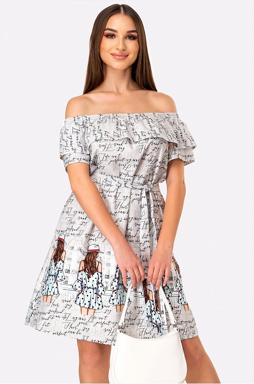 Женское хлопковое летнее платье Happyfox