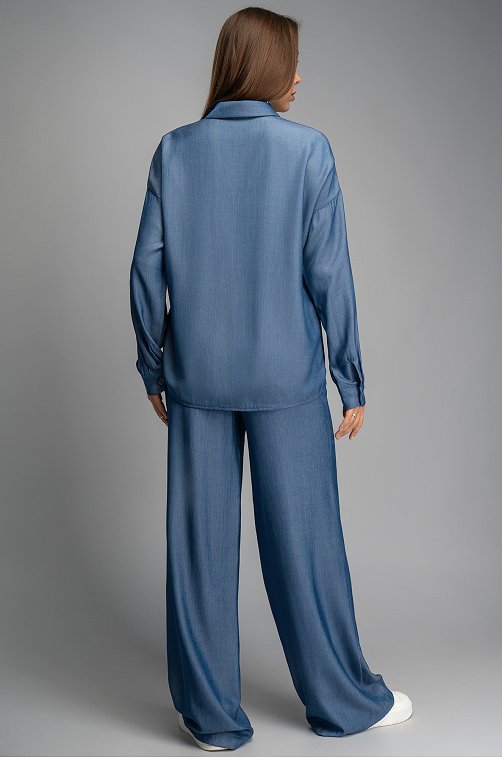Женский брючный костюм с рубашкой Happyfox