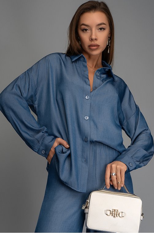 Женский брючный костюм с рубашкой Happyfox