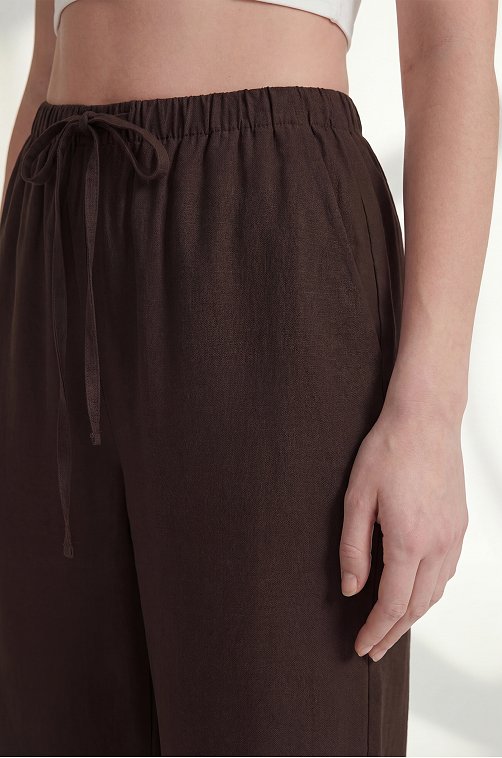 Женские льняные брюки Happyfox