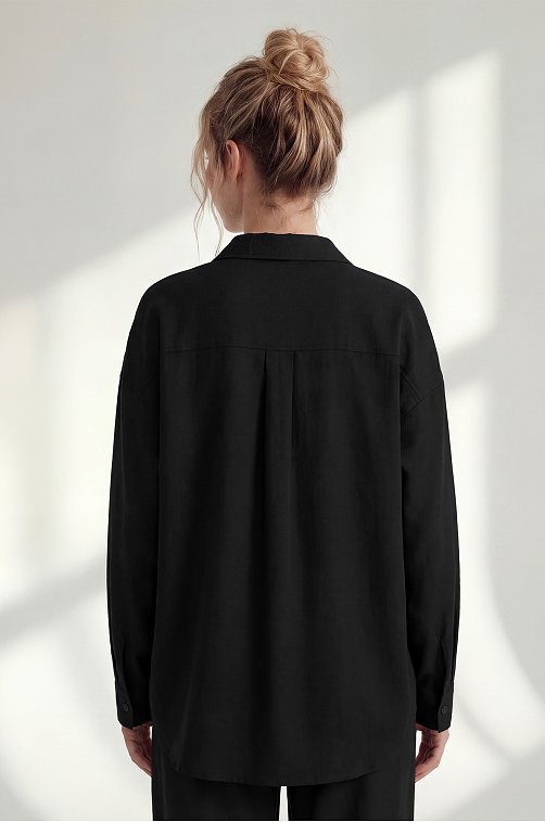 Женская льняная рубашка Happyfox