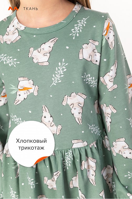Платье для девочки Happy Fox