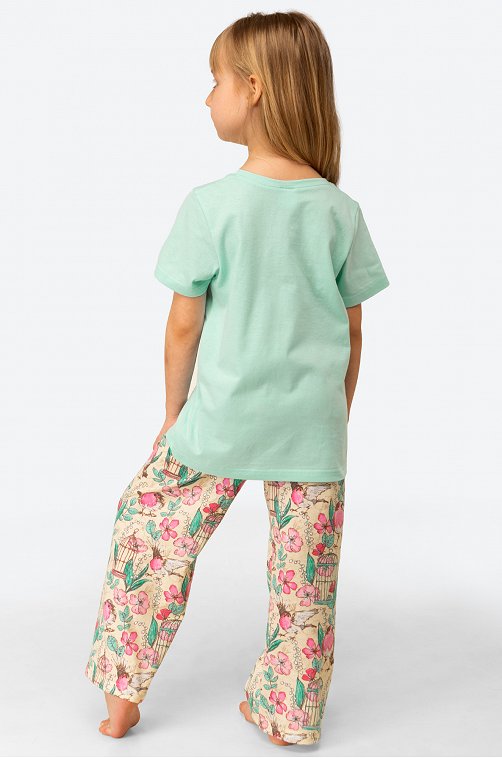 Хлопковая пижама для девочки Happyfox