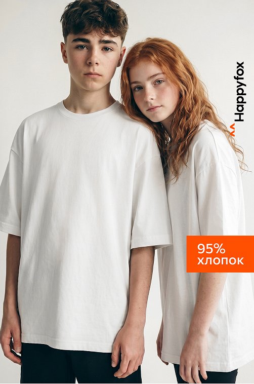 Детская футболка оверсайз Happyfox