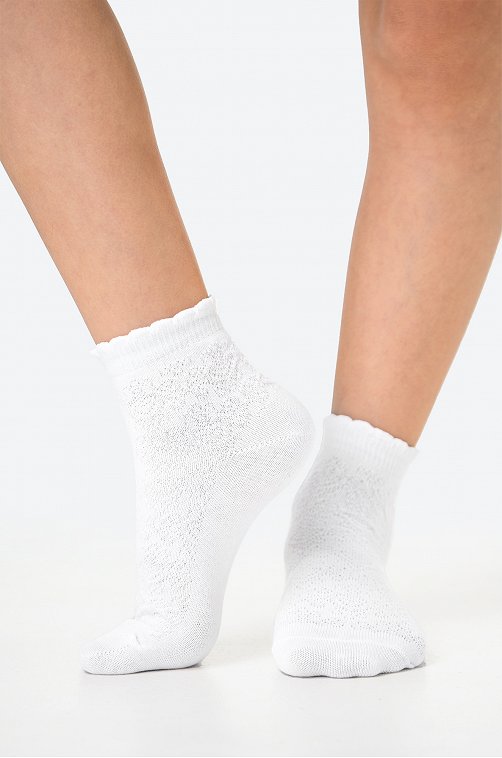 Ажурные носки для девочки 5 пар Happy Fox