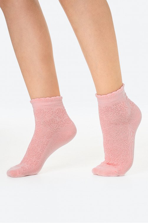 Ажурные носки для девочки 5 пар Happy Fox