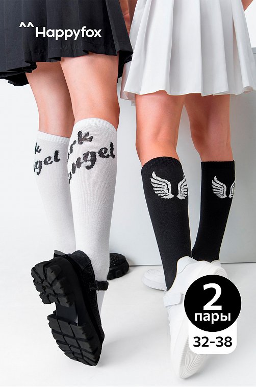 Гольфы для девочки 2 пары Happyfox