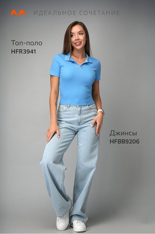 Женский топ-поло Happyfox