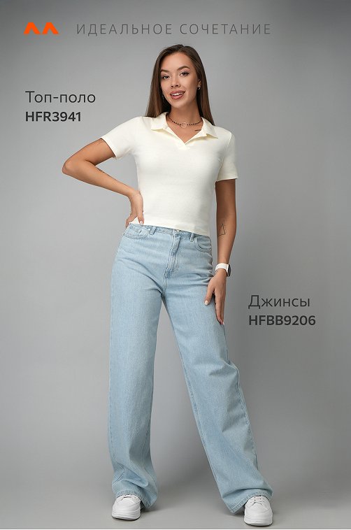 Женский топ-поло Happyfox