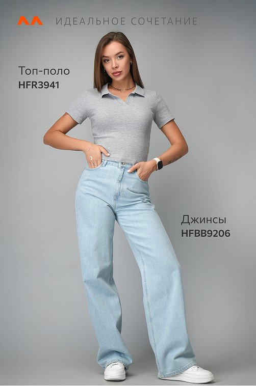 Женский топ-поло Happyfox
