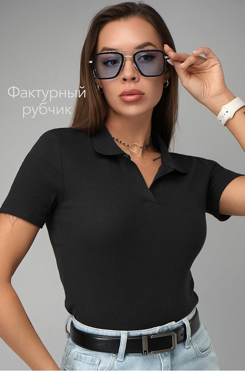 Женская футболка-поло Happyfox