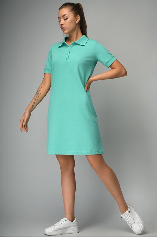 Женское платье-поло Happyfox