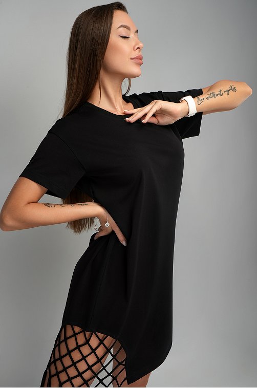 Женское трикотажное платье с бахромой Happyfox