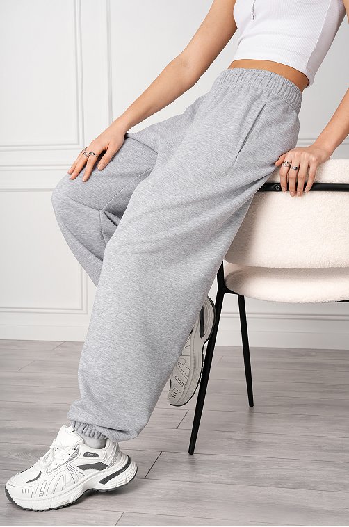 Женские брюки из футера Happyfox