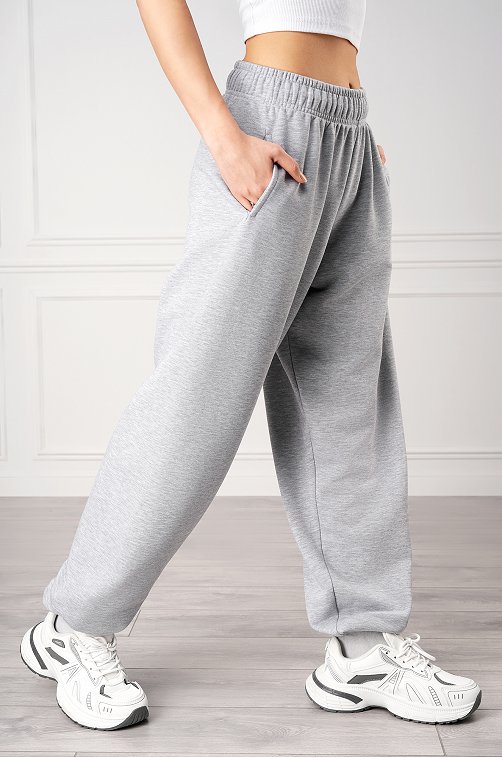 Женские брюки из футера Happyfox