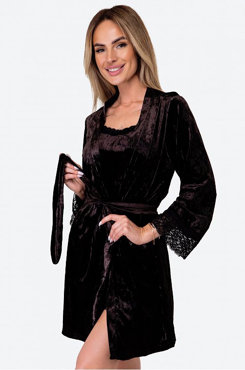 Женский бархатный комплект из четырех предметов Happyfox