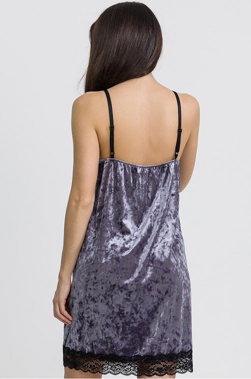 Женская сорочка из бархата Happyfox