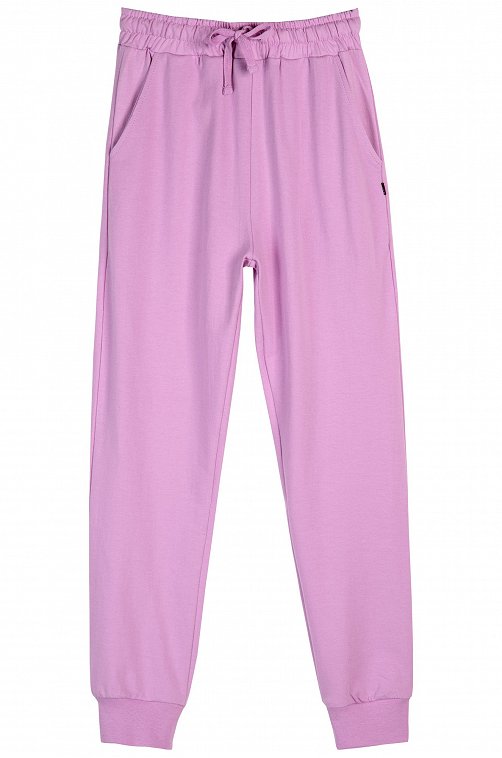 Брюки-джоггеры из футера для девочки Happyfox