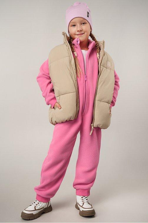 Флисовый комбинезон для девочки Happyfox