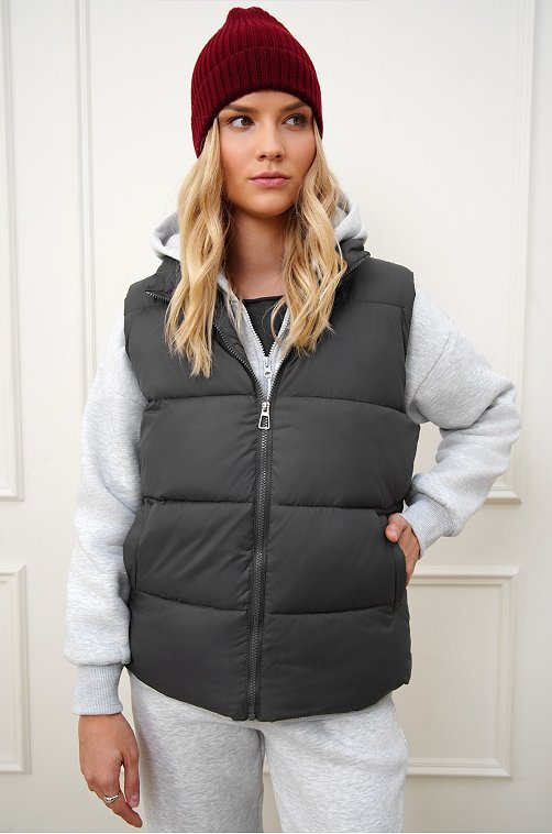 Женский утепленный жилет Happyfox