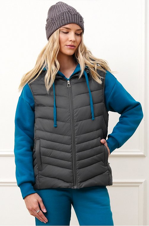 Женский утепленный жилет Happyfox