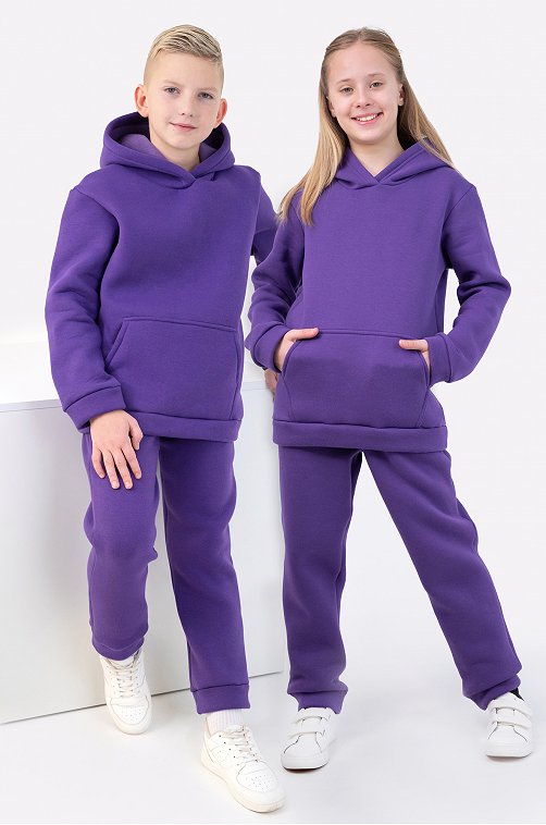 Фиолетовый спортивный костюм детский