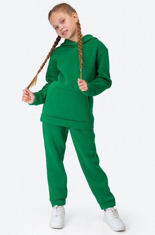 Теплый детский костюм из футера трехнитки с начесом Happyfox