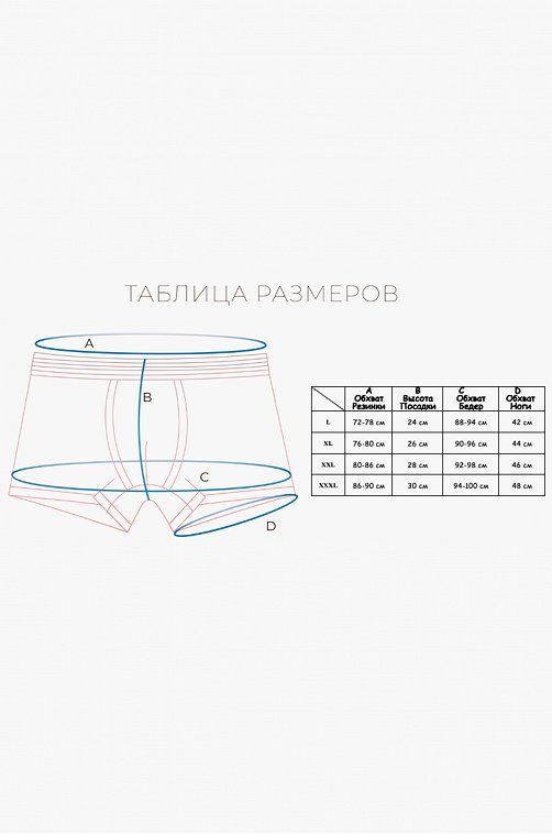 Трусы мужские Indefini