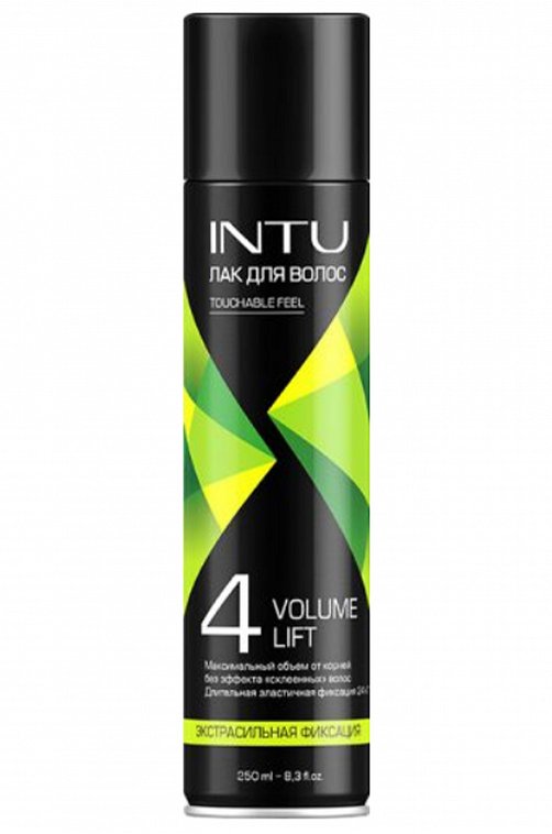 Лак для волос Volume lift, экстрасильная фиксация 250 мл INTU VOLUME