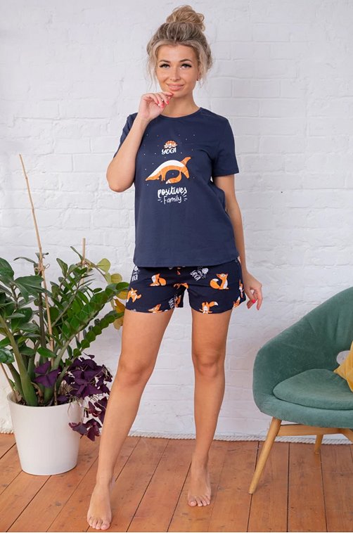 Женская пижама с шортами Каприз