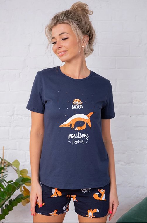 Женская пижама с шортами Каприз