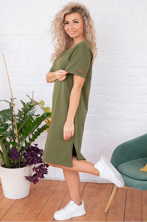 Женская хлопковая туника с лайкрой Каприз