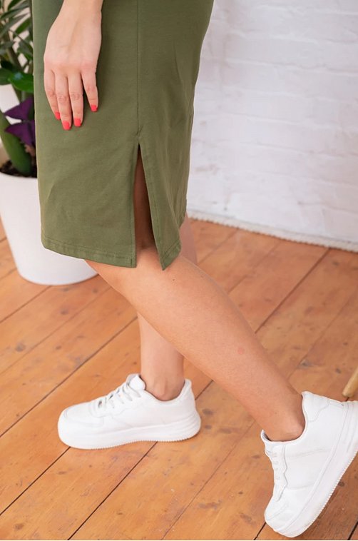 Женская хлопковая туника с лайкрой Каприз