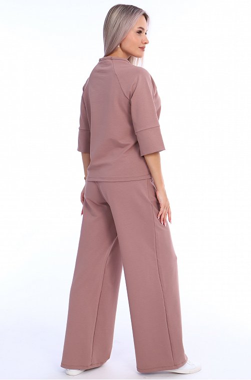 Женский хлопковый костюм из футера трехнитки Trikotel