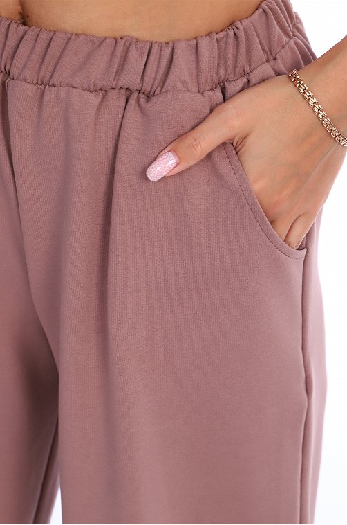 Женский хлопковый костюм из футера трехнитки Trikotel