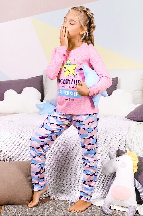 Пижама для девочки Детский Бум