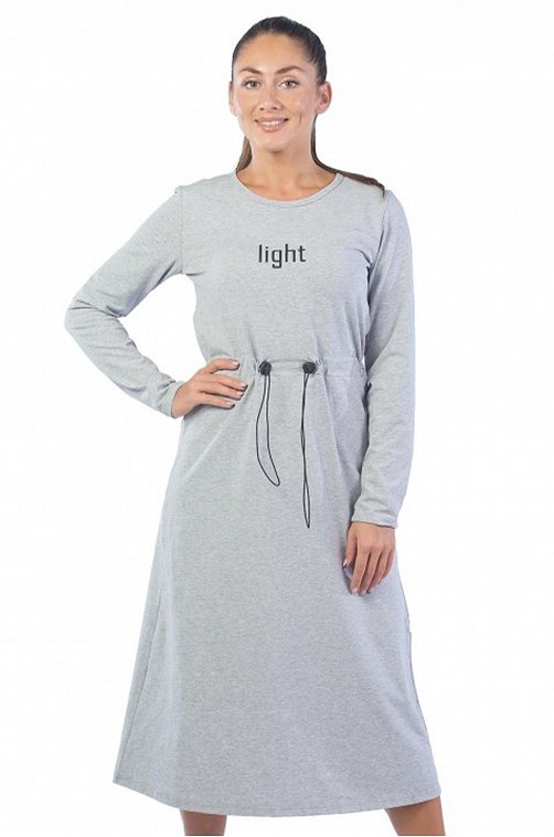 Платье женское Klery 6618452 серый купить оптом в HappyWear.ru