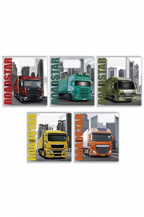 Набор тетрадей в линию 12 л. 5 шт. Феникс+