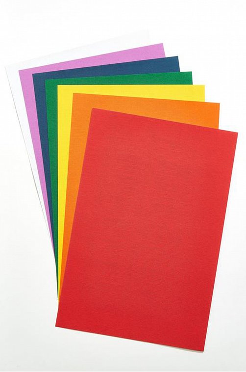 Цветная бумага с фактурным тиснением 7 л. Альт