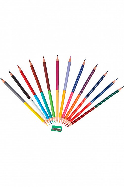 Набор карандашей цветных 12 цв. с точилкой №1 School