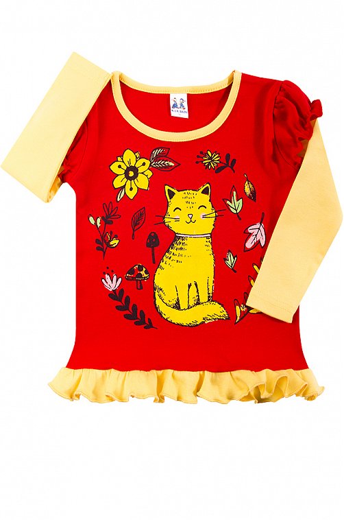 Лонгслив для девочки K&R Baby